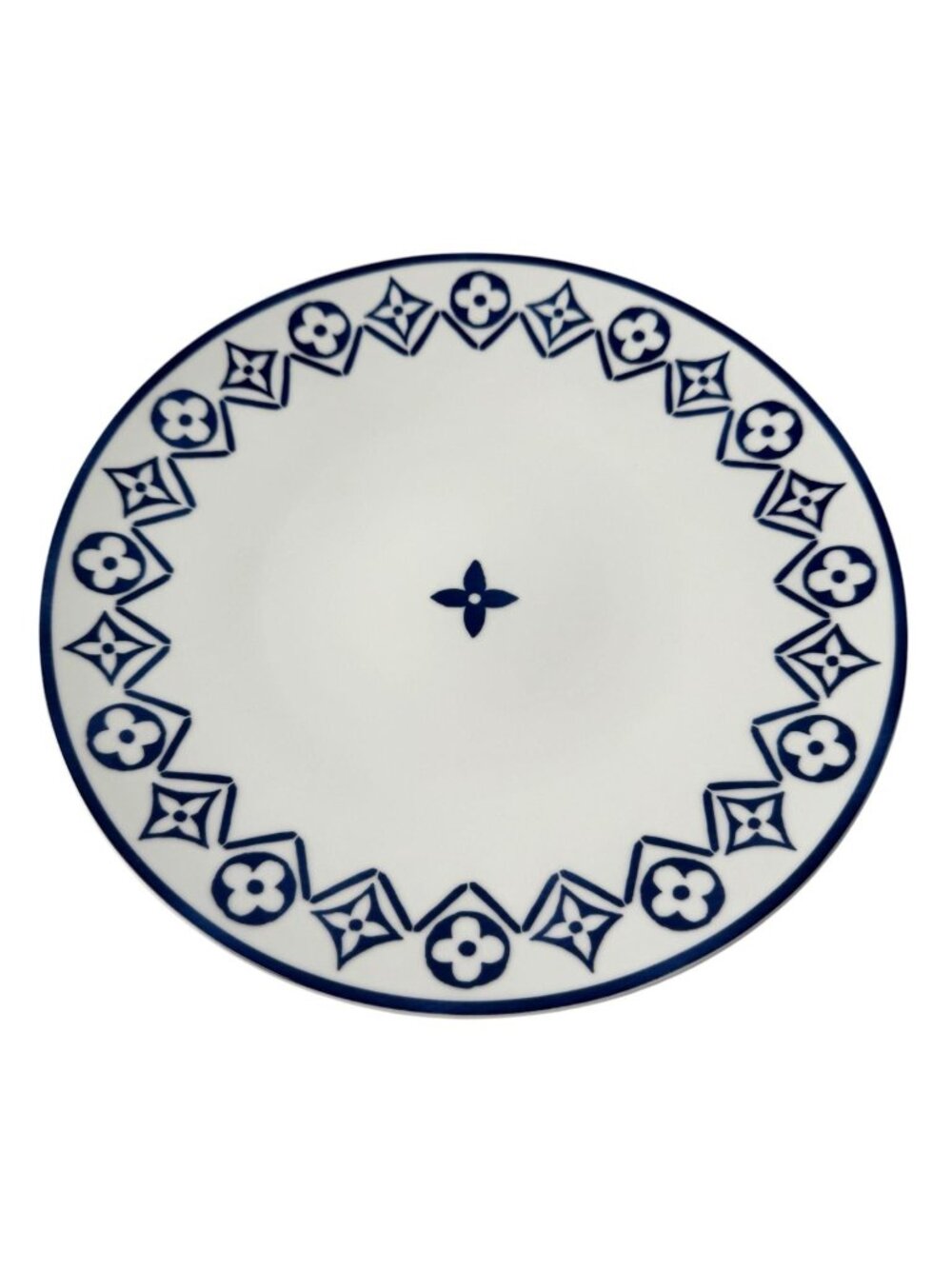 Louis Vuitton Monogram Flower Tile Dinner Plate